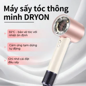 DRYON D16 智能感应电吹风 - 自动暂停技术，带 5 个记忆附件